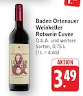 Rotwein Cuvée im Angebot bei EDEKA in Maintal Rotwein Cuvée Angebote von Baden Ortenauer Weinkeller bei EDEKA Maintal für 3,49 €