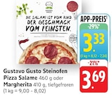 Pizza Salame Angebote von Gustavo Gusto bei EDEKA Schwäbisch Hall für 3,33 €