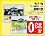 Mozzarella Angebote von Goldsteig bei EDEKA Regensburg für 0,88 €