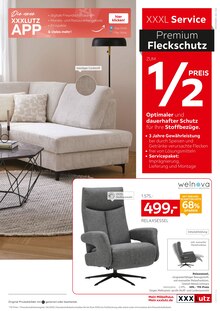 Sitzmöbel im XXXLutz Prospekt "1/2 PREIS" mit 20 Seiten (Herne)