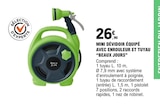 Mini dévidoir équipé avec enrouleur et tuyau - Beaux Jours en promo chez E.Leclerc Mini dévidoir équipé avec enrouleur et tuyau - Beaux Jours dans le catalogue E.Leclerc