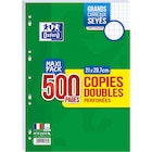 Copies doubles perforées - OXFORD - Carrefour Market Copies doubles perforées - OXFORD à 4,95 € dans le catalogue Carrefour Market