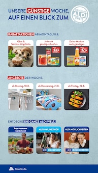 ALDI SÜD Prospekt der aktuellen Woche, gültig von 18.08.2025 bis 23.08.2025 Aktueller ALDI SÜD Prospekt "Gutes für Alle." mit 44 Seiten
