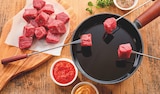 Promo Viande bovine: Pièces à fondue à 24,90 € dans le catalogue Migros France à Thoiry