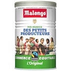 Café moulu Pur Arabica - MALONGO en promo chez Carrefour Martigues à 4,99 €