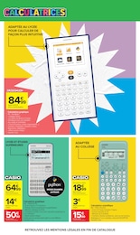 Offre Calculatrice dans le catalogue Carrefour du moment à la page 22