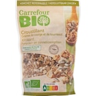Muesli croustillant - CARREFOUR BIO en promo chez Carrefour Muesli croustillant - CARREFOUR BIO dans le catalogue Carrefour