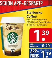 Starbucks Coffee bei famila Nordost in Detmold Starbucks Coffee im Angebot bei famila Nordost Detmold für 1,19 €