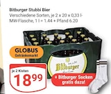 Aktuelle Bitburger Angebote bei GLOBUS in Homburg Aktuelles Stubbi Bier Angebot bei GLOBUS in Homburg ab 18,99 €