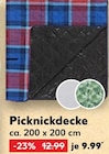 Picknickdecke für 9,99 € bei Kaufland im Angebot Picknickdecke im aktuellen Kaufland Prospekt
