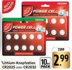 Power Cell CR2025 im Angebot bei E center in Filderstadt Power Cell CR2025 Angebote von Gut & Günstig bei E center Filderstadt für 2,99 €