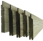 Brico Dépôt Beaurains - Promo Lot de 6 clins épicéa h.125 x l.2400 x ep.20 auto vert *kladi* Promo Lot de 6 clins épicéa h.125 x l.2400 x ep.20 auto vert *kladi* à 41,22 € dans le catalogue Brico Dépôt à Beaurains