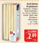 Aktuelle Kerzen Angebote bei Marktkauf in Erlangen Aktuelles 10 Spitzkerzen Angebot bei Marktkauf in Erlangen ab 2,49 €