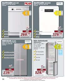 Kühl-Gefrierkombi Angebot im aktuellen POCO Prospekt auf Seite 14