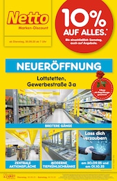 Netto Marken-Discount Prospekt: "Neueröffnung - 10% auf ALLES", 6 Seiten, 30.09.2025 - 04.10.2025