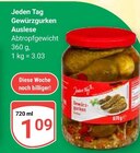 Gewürzgurken Auslese Angebote von Jeden Tag bei GLOBUS Herne für 1,09 €