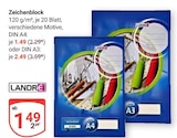 Zeichenblock bei GLOBUS im Prospekt "" für 1,49 €