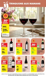Promos Vin Rouge dans le catalogue "FÊTONS TOUTES LES MAMANS" de Carrefour Vin Rouge en promo dans le catalogue Carrefour à la page 55
