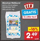 Aktuelle Weißwurst Angebote bei Netto Marken-Discount in Gelsenkirchen Aktuelles Münchner Weißwurst Angebot bei Netto Marken-Discount in Gelsenkirchen ab 2,49 €