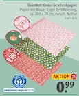 Kinder-Geschenkpapier im Rossmann Prospekt Kinder-Geschenkpapier von DekoWelt im aktuellen Rossmann Prospekt für 0,99 €