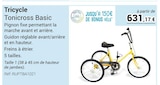 Tricycle en promo chez Technicien de Santé Vincennes à 631,17 €