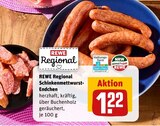 Schinkenmettwurst-Endchen im Angebot bei REWE in Bochum Schinkenmettwurst-Endchen Angebote von REWE Regional bei REWE Bochum für 1,22 €