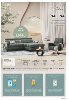 Fernsehsessel im Polstermöbel Fischer Prospekt "Comfort REPUBLIC - BESITZ DEINE TRÄUME" mit 8 Seiten (Fürth)