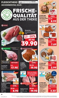 Rindfleisch im Kaufland Prospekt "Aktuelle Angebote" mit 52 Seiten (Mönchengladbach)