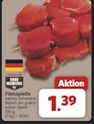 Aktuelle Schweinefleisch Angebote bei famila Nordwest in Oldenburg Aktuelles Filetspieße Angebot bei famila Nordwest in Oldenburg ab 1,39 €