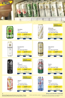 Warsteiner im METRO Prospekt "Wochenangebote Händler + Monats-Mix" mit 26 Seiten (Bruchsal)