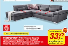Polstergarnitur 17041 Angebot in Lüchow (Wendland) im aktuellen Prospekt bei Opti-Megastore in Lüchow (Wendland)
