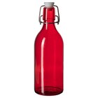 Flasche mit Verschluss Glas rot von VINTERFINT im aktuellen IKEA Prospekt