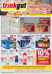 Aktueller Trinkgut Discounter Prospekt in Donauwörth und Umgebung, "Neueröffnung!" mit 4 Seiten, 22.09.2025 - 27.09.2025
