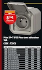 Prise 2P+T IP55 Plexo avec obturateur 16A à Screwfix dans Saint-Laurent-Blangy