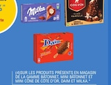 34% avec la Carte Ticket E. Leclerc sur les produits présents en magasin de la gamme bâtonnet, mini bâtonnet et mini cône de Côte d'Or, Daim et Milka - Côte d'or / Daim / Milka dans le catalogue E.Leclerc