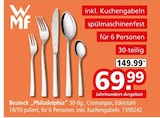 Besteck Philadelphia im Segmüller Prospekt Besteck Philadelphia von WMF im aktuellen Segmüller Prospekt für 69,99 €