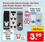Damen oder Herren Socken Angebote bei Netto Marken-Discount Hemer für 3,99 €