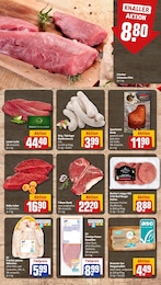 Steak Angebot im aktuellen REWE Prospekt auf Seite 8