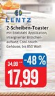 2-Scheiben-Toaster Angebote von Lentz bei Kaufhaus Stolz Neubrandenburg für 17,99 €