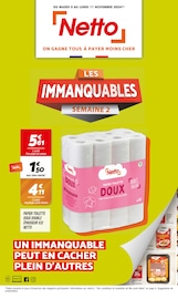 Catalogue Discount Alimentaire Netto en cours à La Balme-de-Sillingy et alentours, "LES IMMANQUABLES SEMAINE 2", 20 pages, 05/11/2024 - 11/11/2024