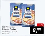 feinster Zucker von EDEKA Herzstücke im aktuellen Konsum Prospekt für 0,99 €