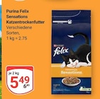 Sensations Katzentrockenfutter im Angebot bei GLOBUS in Duisburg Sensations Katzentrockenfutter Angebote von Purina Felix bei GLOBUS Duisburg für 5,49 €