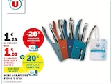 Mini agrafeuse pince n°10 - U en promo chez Hyper U Mini agrafeuse pince n°10 - U dans le catalogue Hyper U
