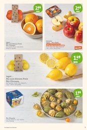 Bio Orangen Angebot im aktuellen basic Prospekt auf Seite 5