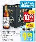 Pilsner von Radeberger für 9,99 € bei E center im Angebot Pilsner von Radeberger im aktuellen E center Prospekt