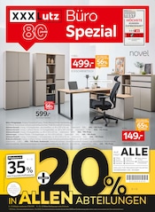 Schreibtisch im XXXLutz Möbelhäuser Prospekt in Stuttgart Aktueller XXXLutz Möbelhäuser Prospekt mit Schreibtisch, "Büro Spezial", Seite 1