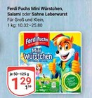 Mini Würstchen Angebote von Ferdi Fuchs bei GLOBUS Salzgitter für 1,29 €
