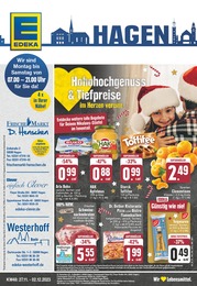 EDEKA Prospekt für Hagen mit 24 Seiten EDEKA Prospekt für Hagen: "Aktuelle Angebote", 24 Seiten, 27.11.2023 - 02.12.2023