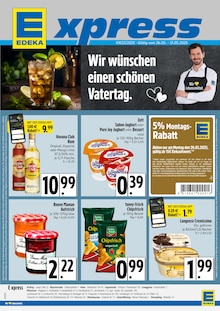 EDEKA Prospekt "Wir wünschen einen schönen Vatertag." mit  Seiten (Augsburg)