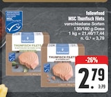 MSC Thunfisch Filets im EDEKA Prospekt MSC Thunfisch Filets von followfood im aktuellen EDEKA Prospekt für 2,79 €